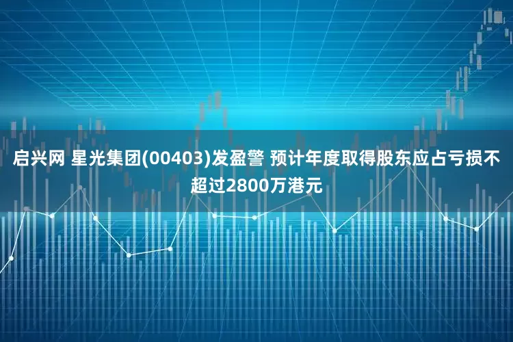 启兴网 星光集团(00403)发盈警 预计年度取得股东应占亏损不超过2800万港元