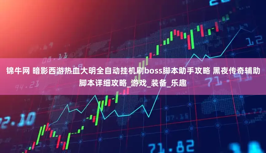 锦牛网 暗影西游热血大明全自动挂机刷boss脚本助手攻略 黑夜传奇辅助脚本详细攻略_游戏_装备_乐趣